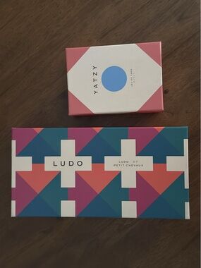 Printworks Designer Coffee Table Games Bundle - Ludo & Yatzy (Like New)